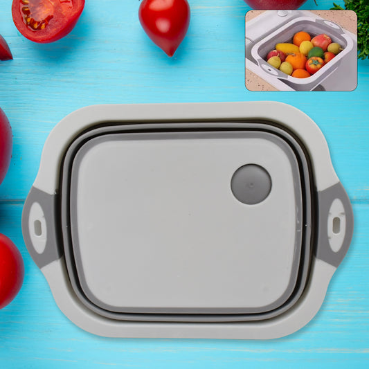 0098a Collapsible Cutting Board With Tub