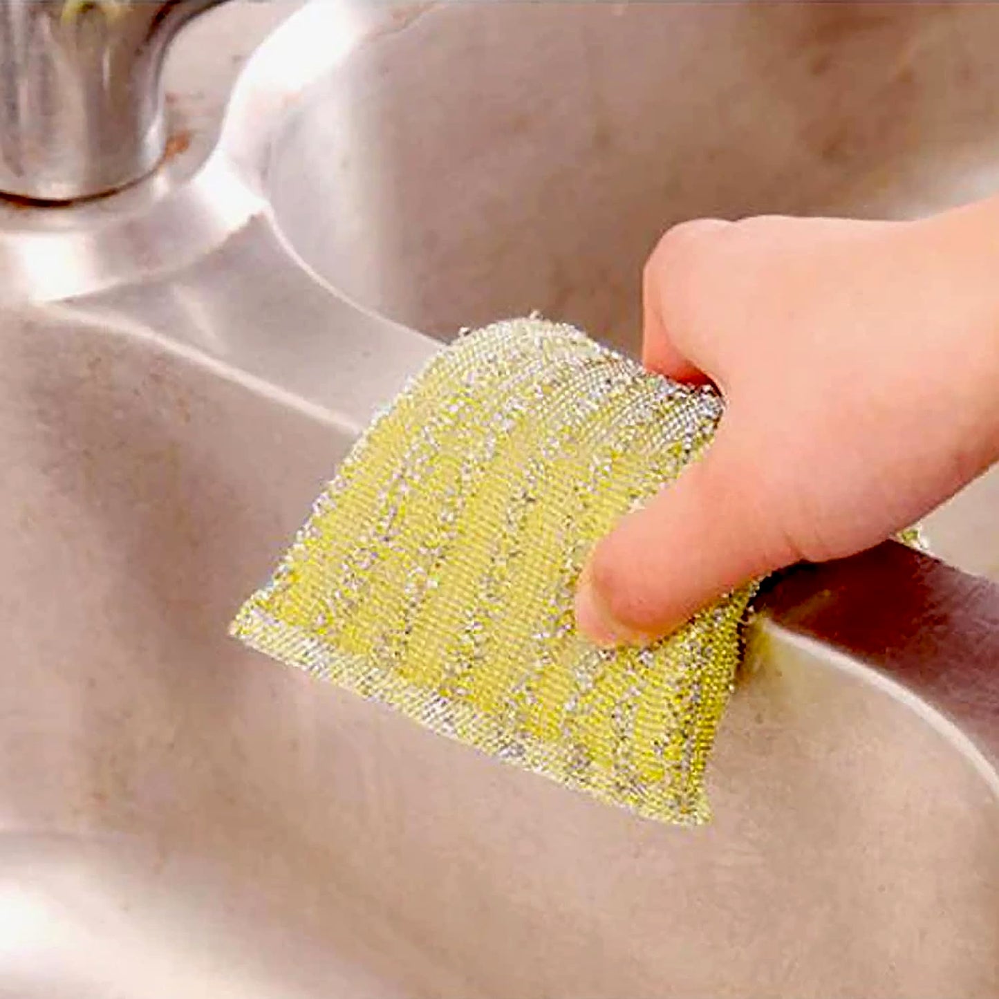 12929 Kitchen Cleaning Scouring Sponge Set (6 Pcs Set)