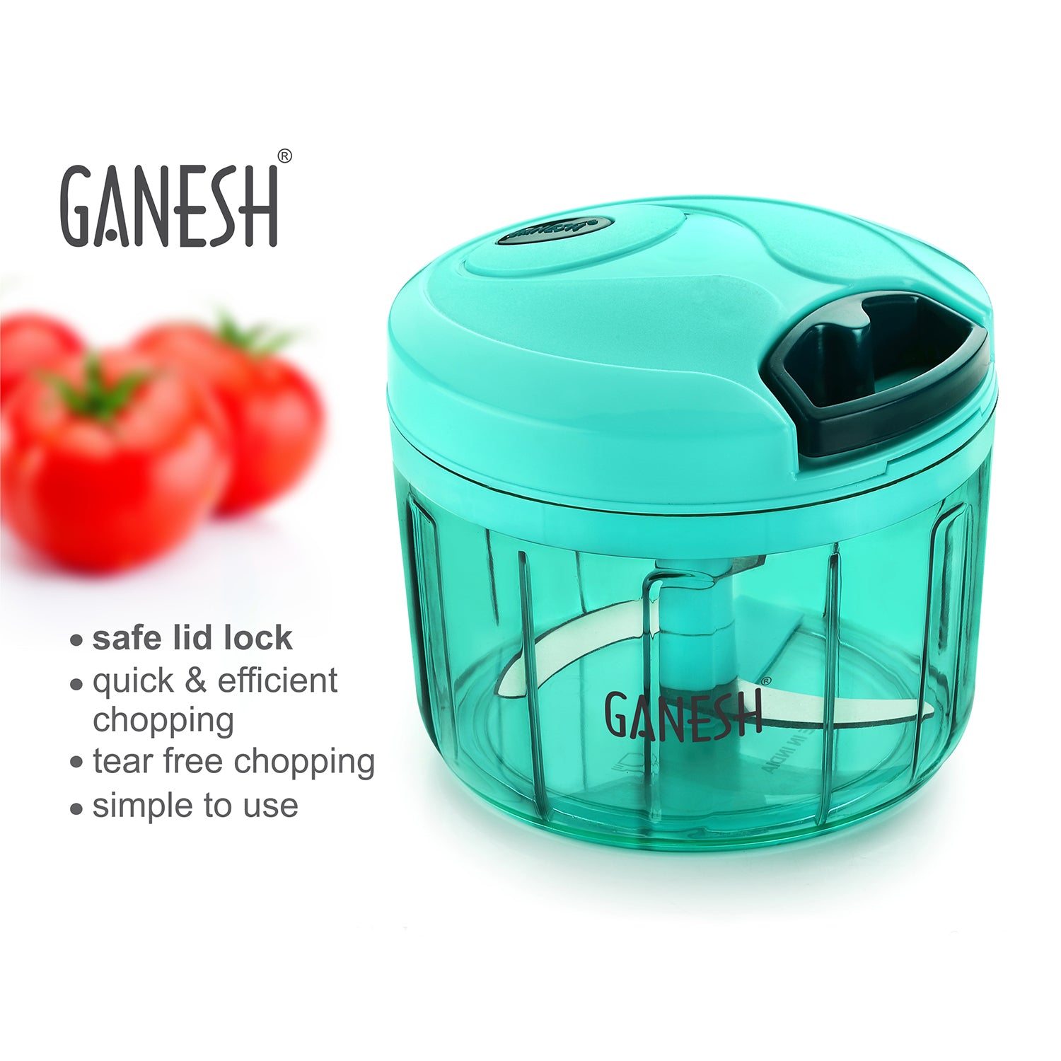 8105 Ganesh Quick Vegetable Chopper  (1 Unit Chopper)(725 Ml)