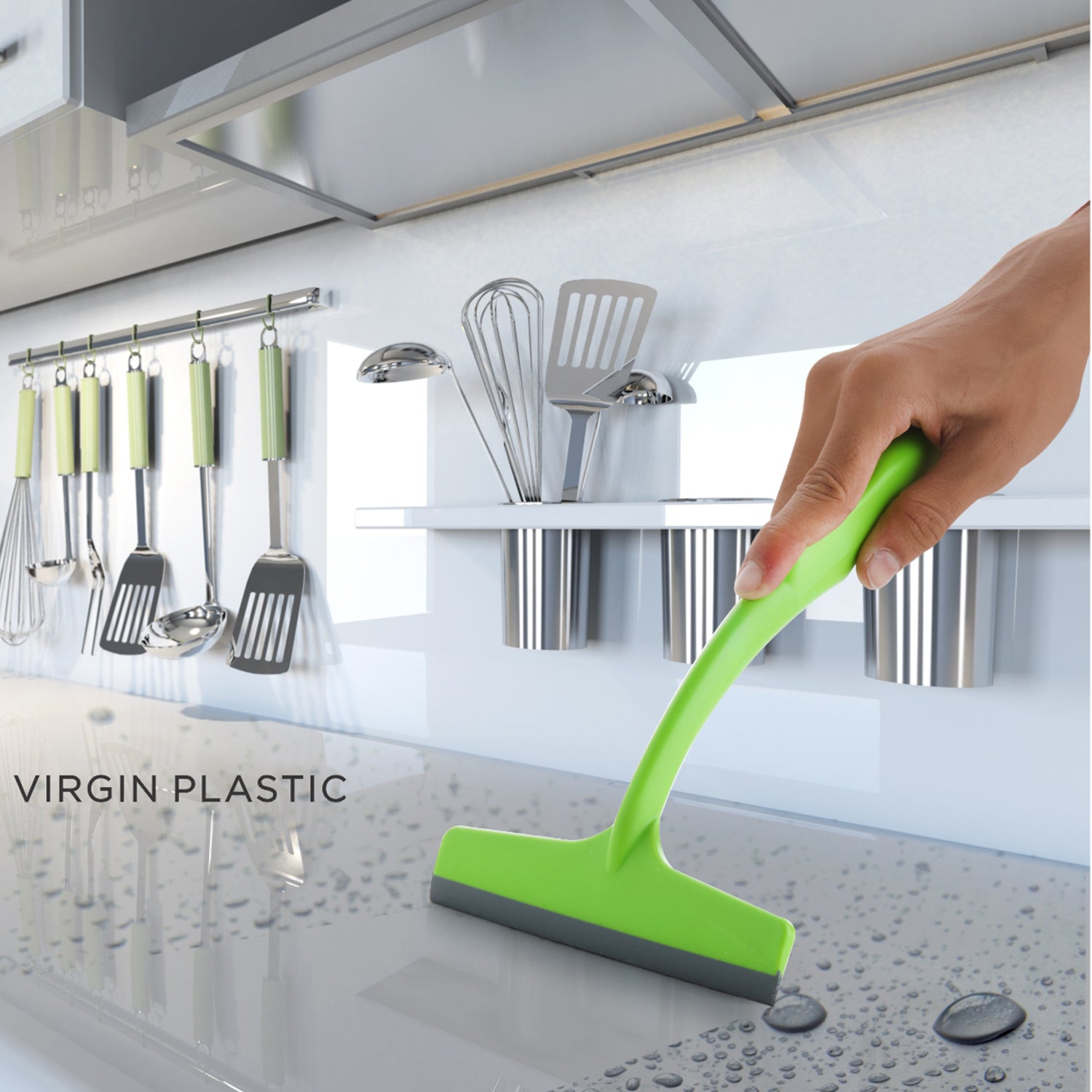 8706 Ganesh Plastic Kitchen Wiper