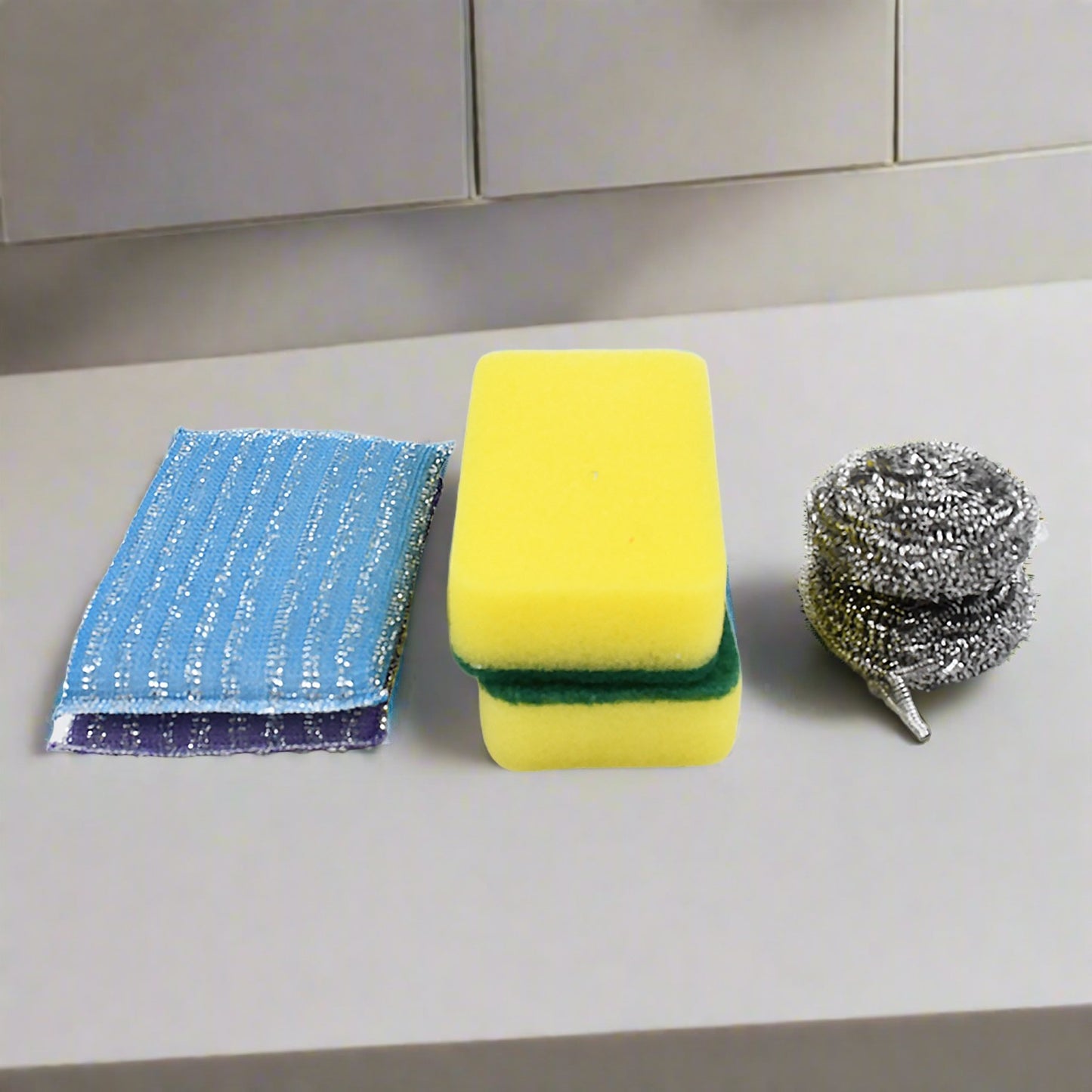 12929 Kitchen Cleaning Scouring Sponge Set (6 Pcs Set)