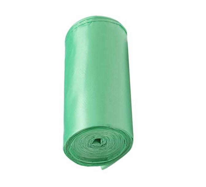 1581 Green Compostable Corn Starch Garbage Bags (17 X 19)